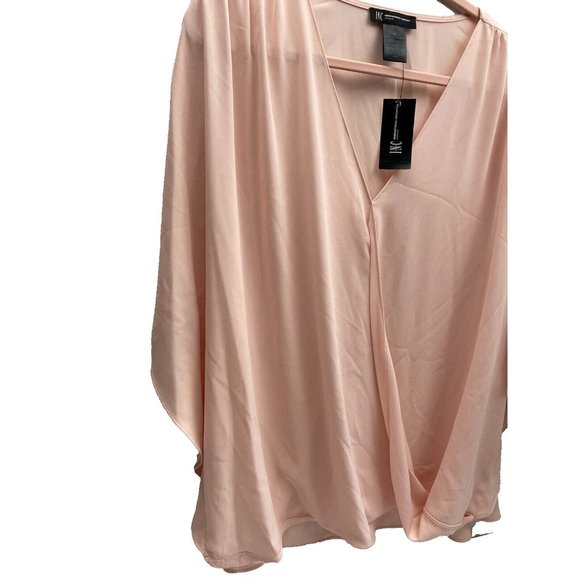 International Concepts Women's Dress Top Peach Cream Pink Blouse Top , Size 2x - Picture 5 of 11